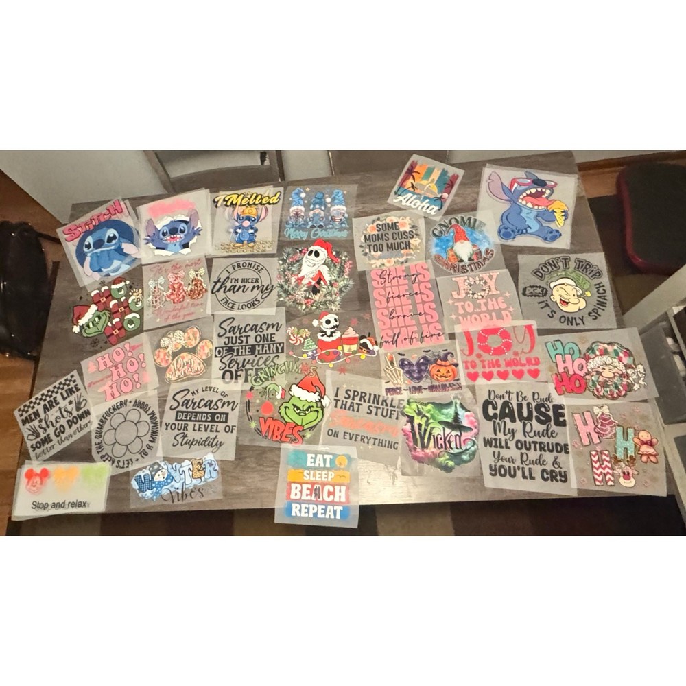 graphic transfer patches