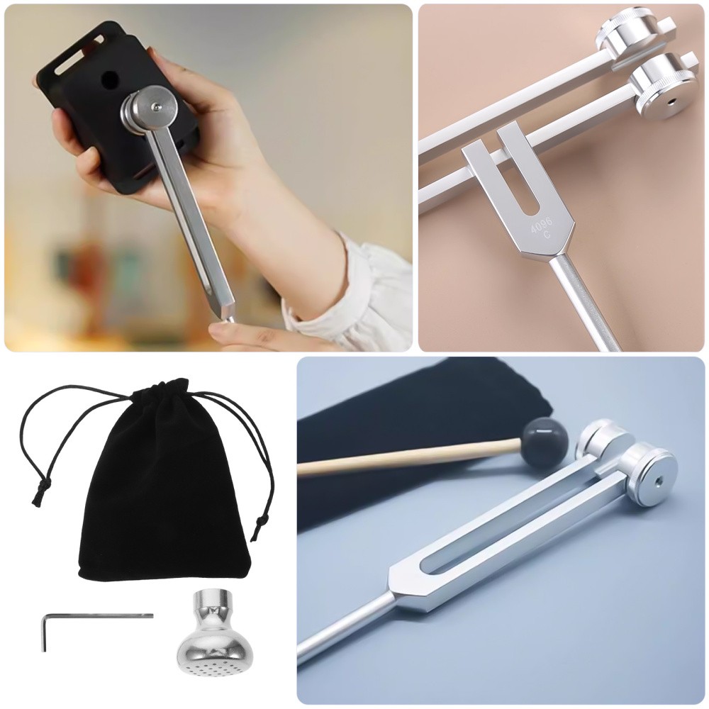 1 Set Tuning Fork Holder Universal Multi-Hole Tuning Fork Feet Replacement