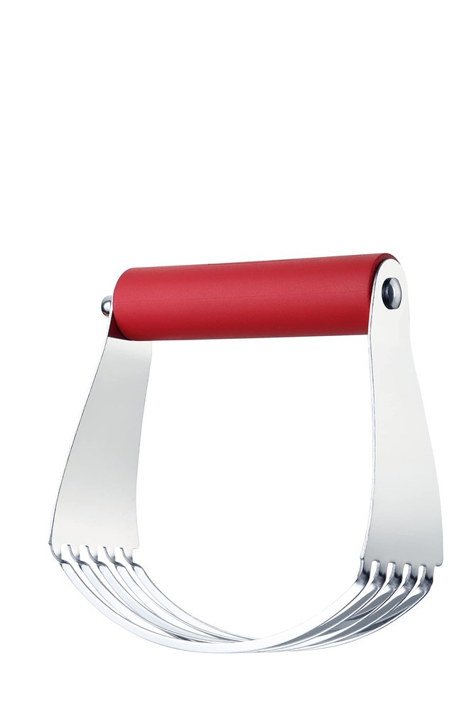 Spring Chef Large Red Dough Blender For Baking, Professional 4" Large,
