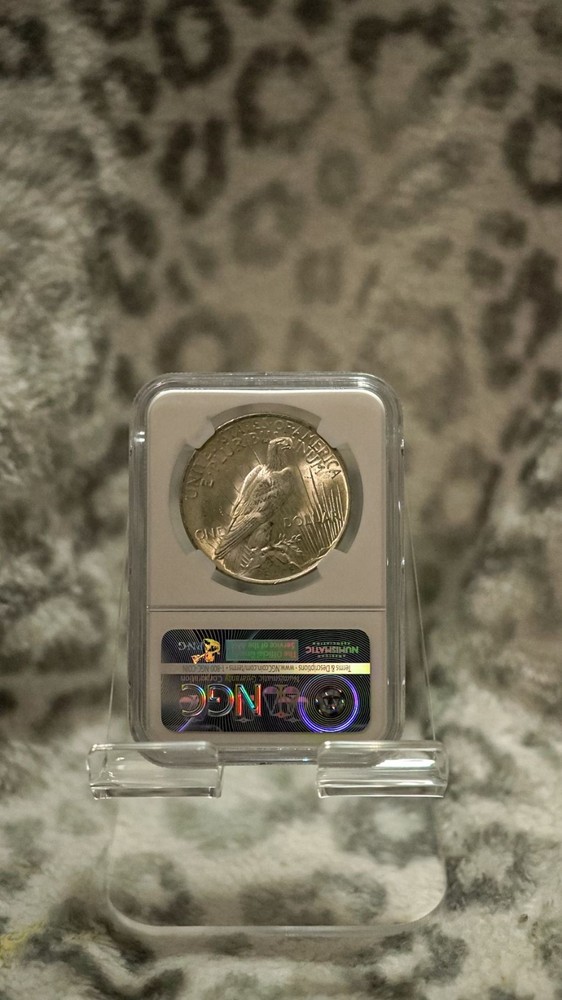 1923-P Peace Silver Dollar MS-64 NGC