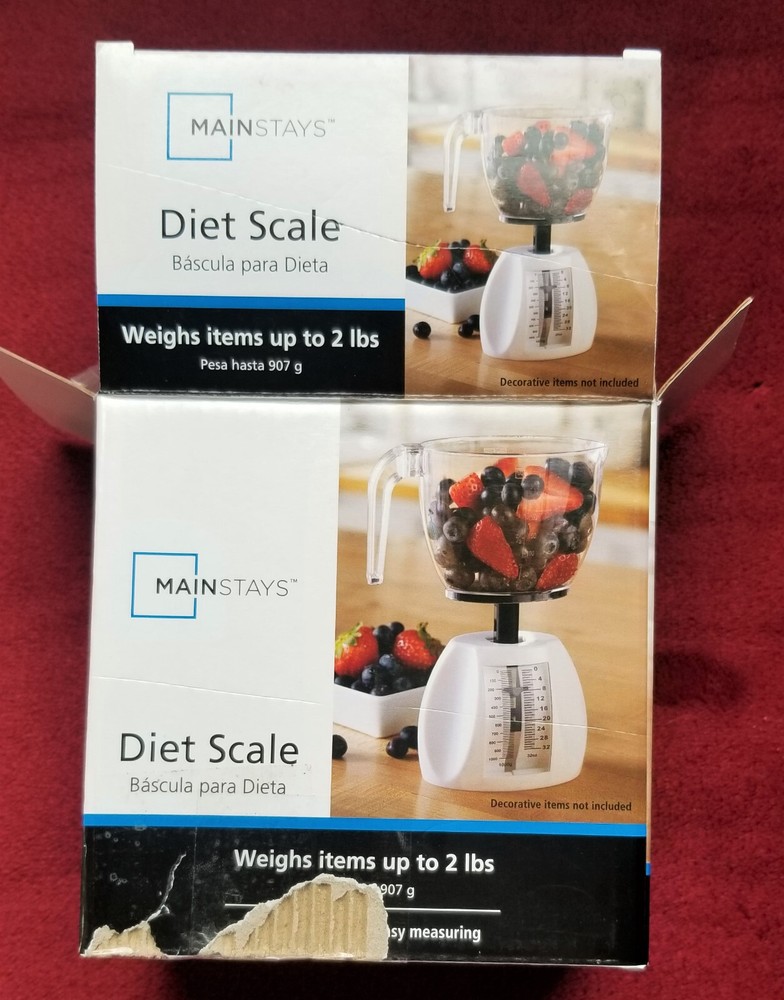 KITCHEN DIET SCALE Practical Light Weight Space Saving and Cute BRAND NEW