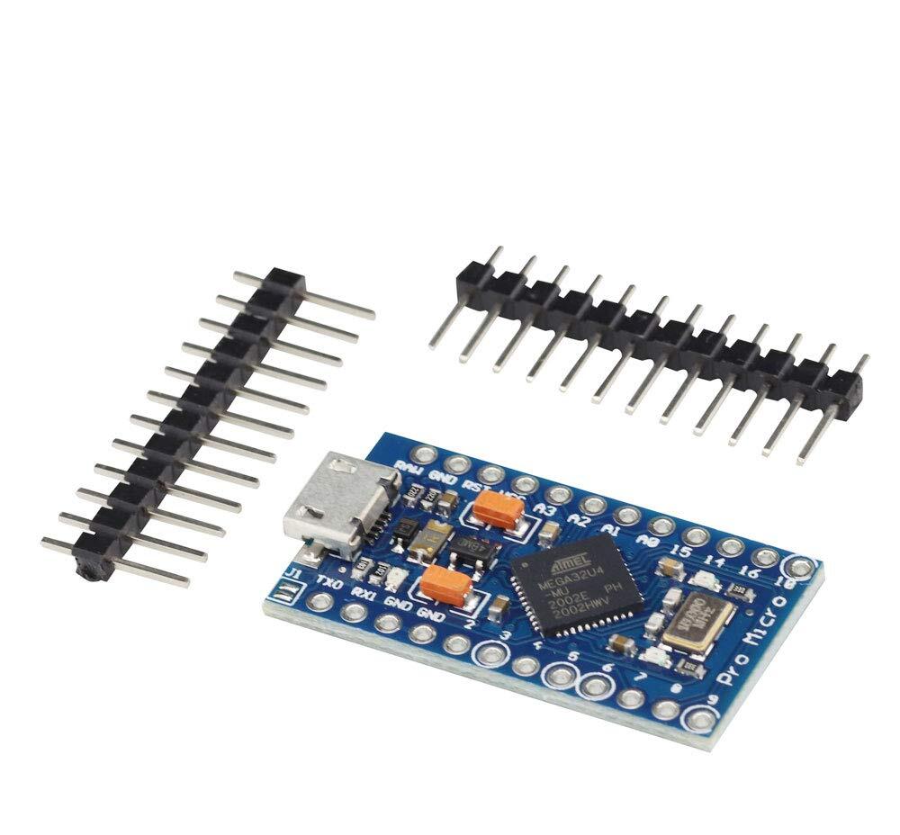 2PCS Pro Micro ATmega32U4 5V 16MHz Micro USB Development Board Module
