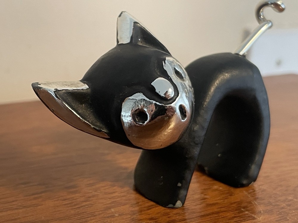 BALLER AUSTRIA Black Cat Brass corkscrew MCM