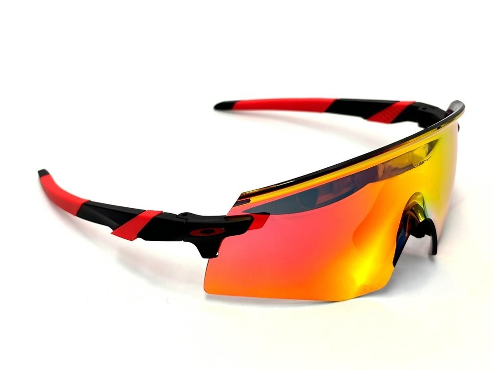 OAKLEY ENCODER OO9471 MATTE ORANGE/PRIZM BLACK MIRROR SUNGLASSES