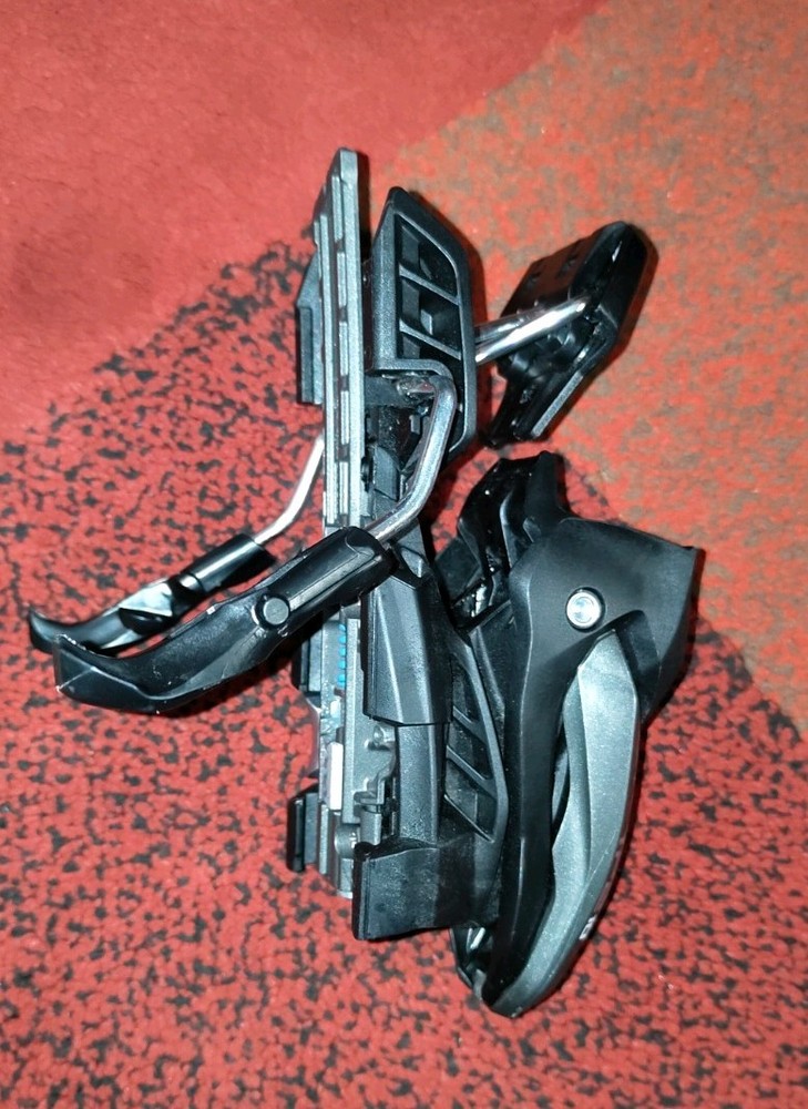 Marker TP2 Compact 10 Ski Bindings Black Ome Side Read Description