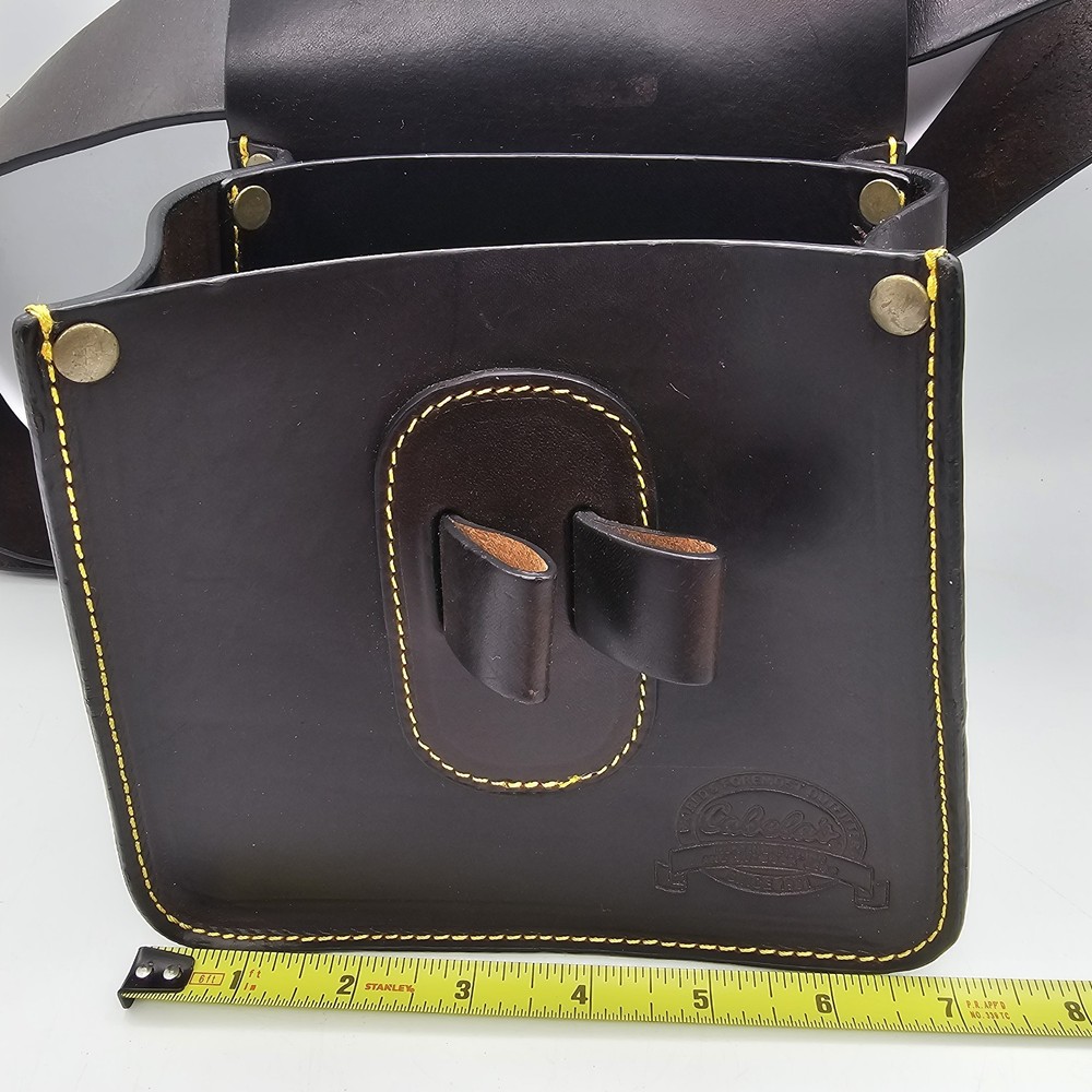 Cabelas Leather Shotgun Shell Pouch & Belt