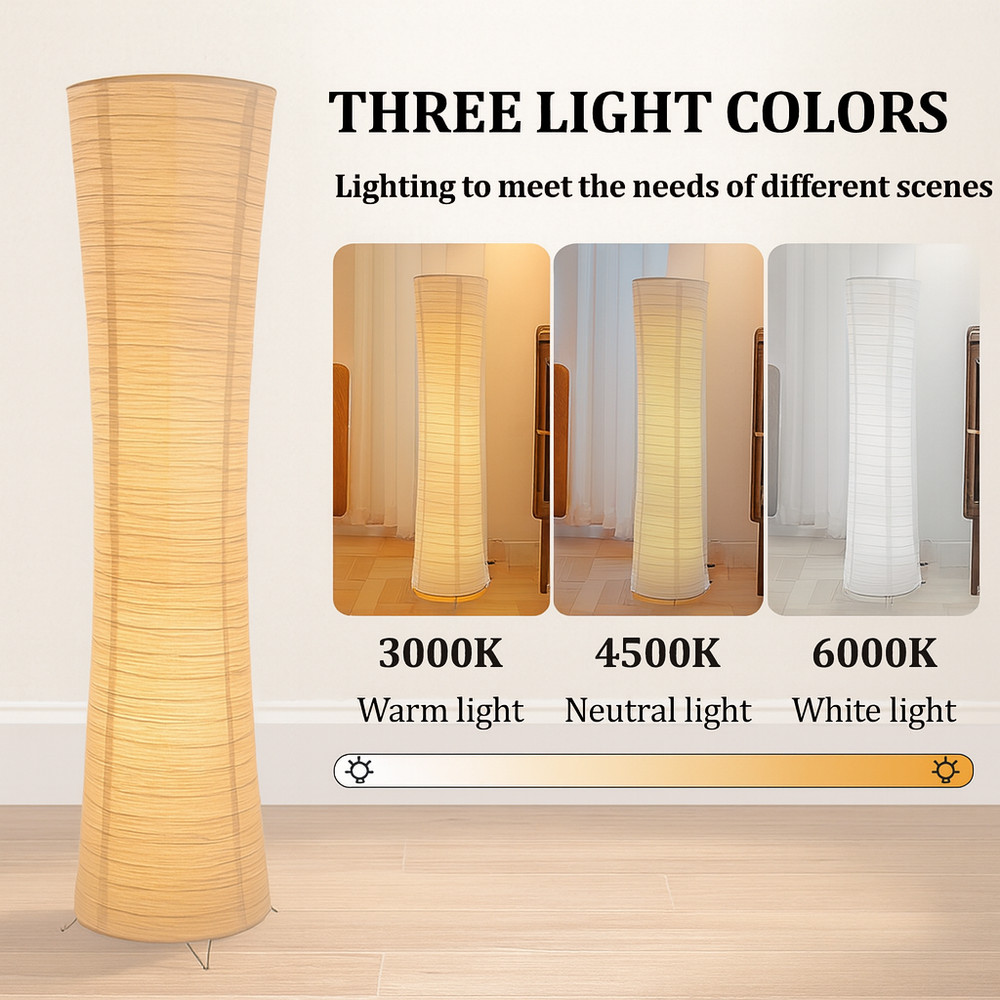 Paper LED Floor Lamp