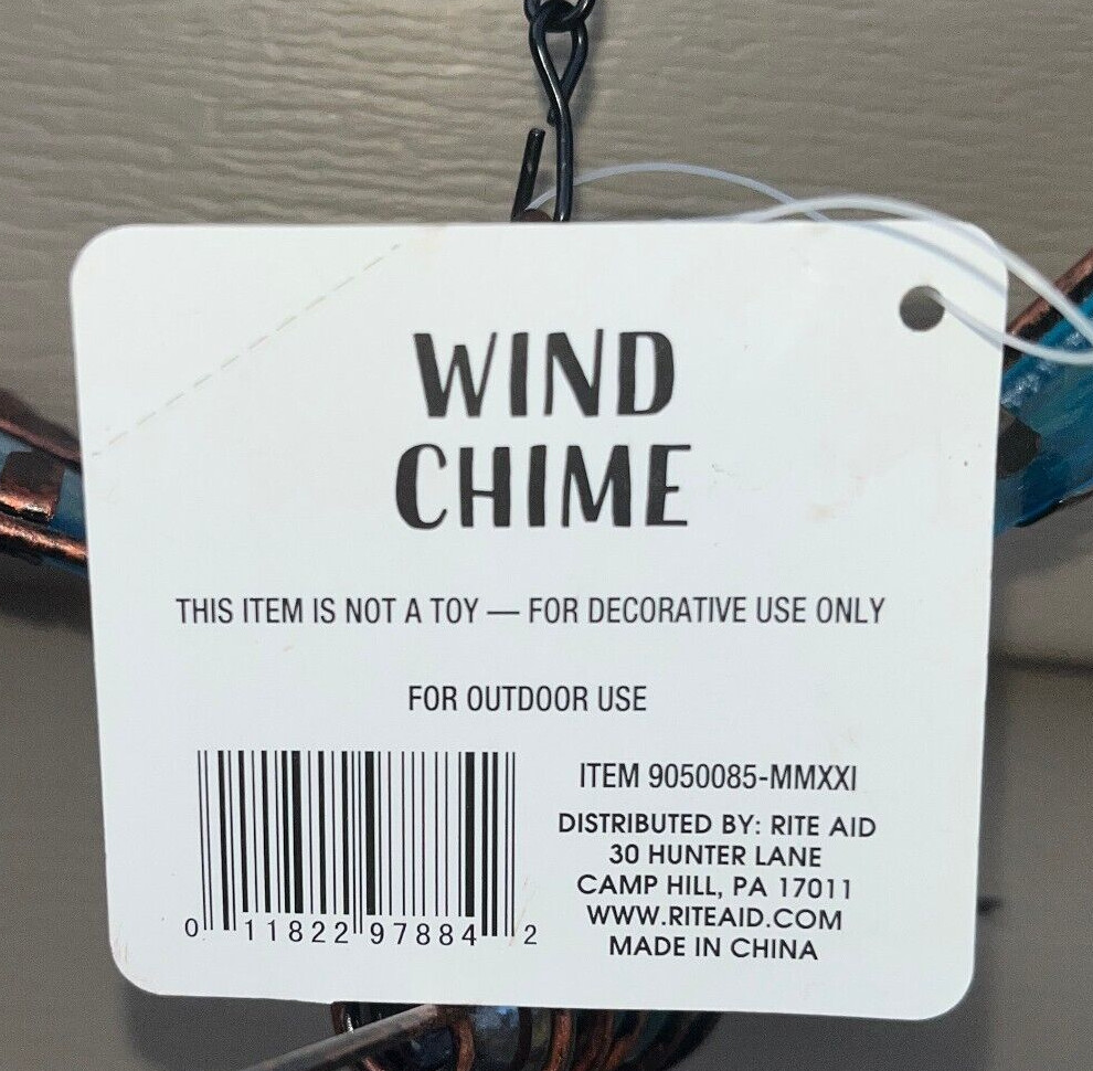 NWT Butterfly Wind Chime