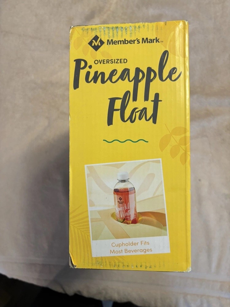 Member’s Mark Oversized, Pineapple Float Weight Capacity 200 lbs.72inX56inX13.￼￼