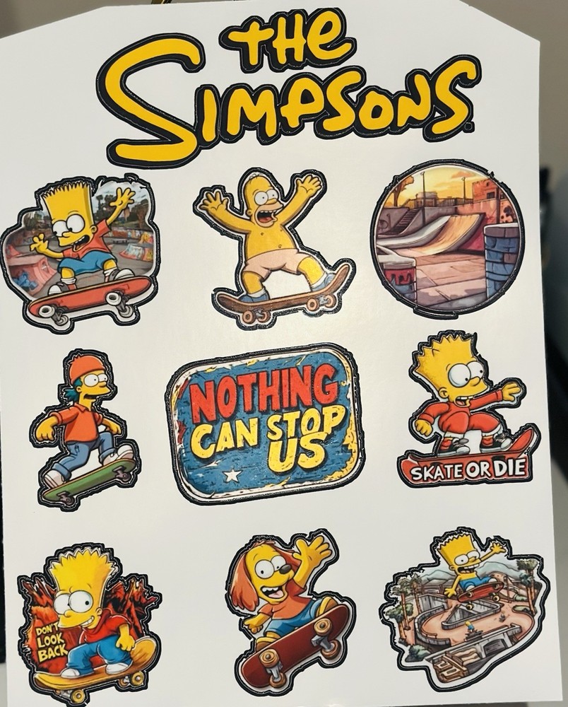 The Simpsons Sticker Sheet