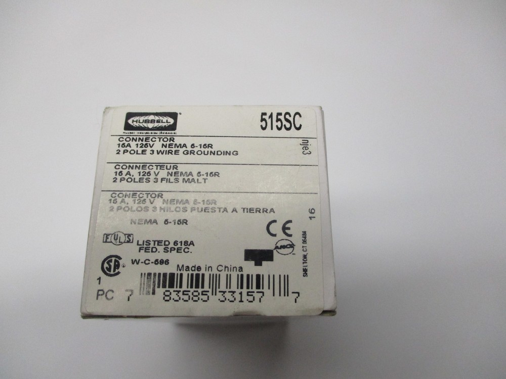 HUBBELL 515SC CONNECTOR NSMP