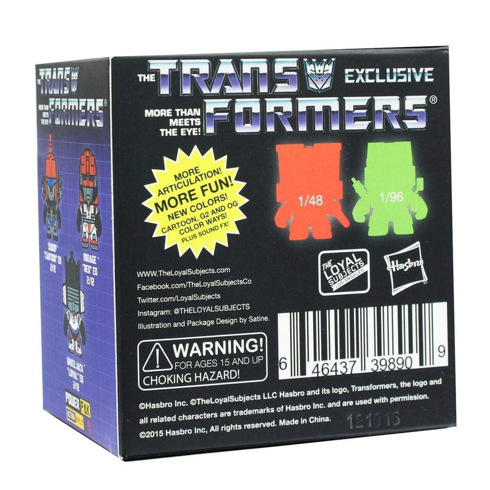 The Loyal Subjects Transformers Blind Box 3" Action One Size, Multi-colored