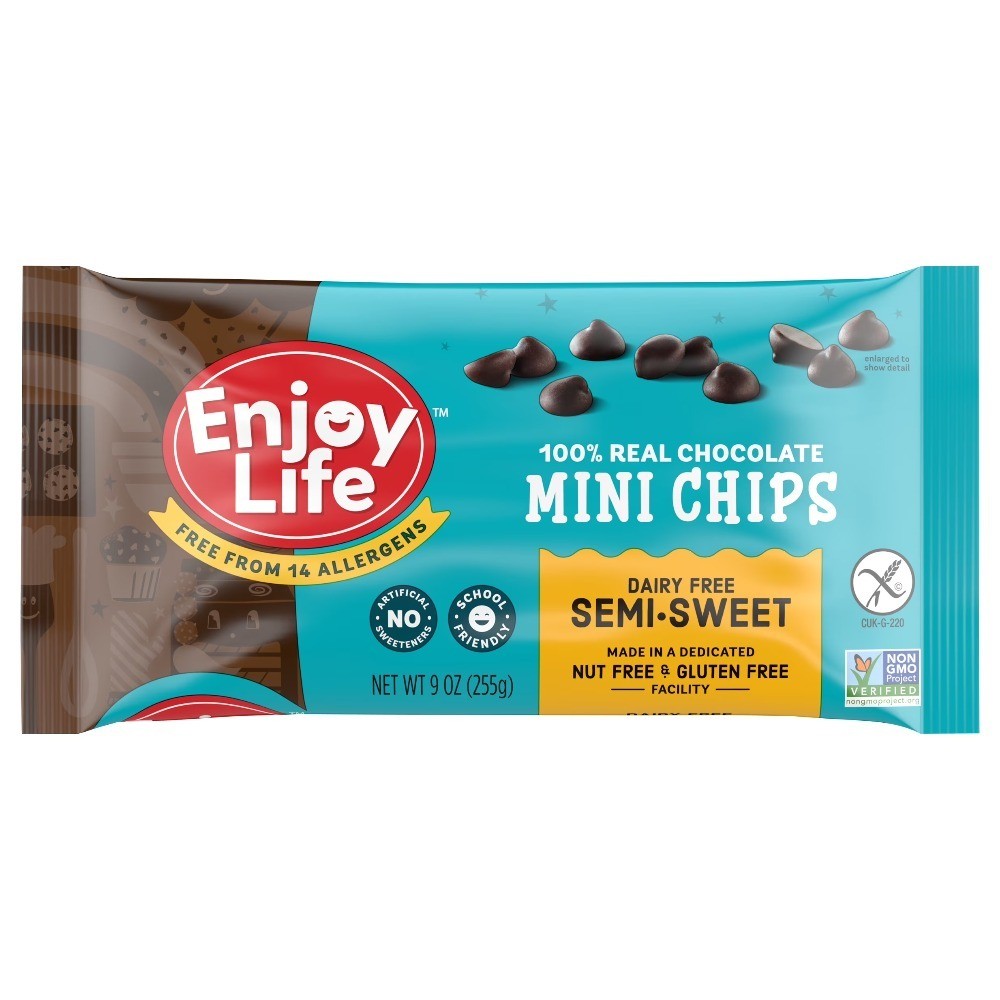 Semi-Sweet Mini Chips, Dairy Free Chocolate Chips, 9 oz