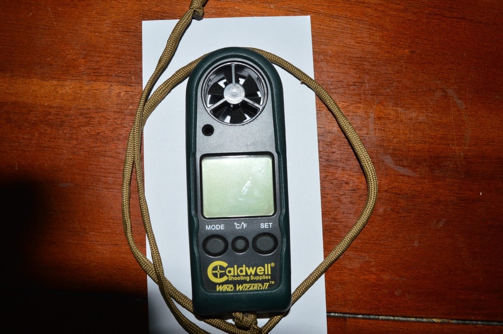 Caldwell Wind Wizard II Wind Meter with Multiple Wind Readings, LCD Backlight