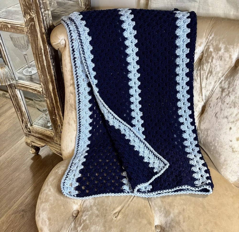 Handmade Pram Blanket Crochet