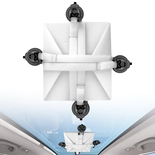 Foldable Starlink Mini Car Mount with Suction Cups - Quick Release