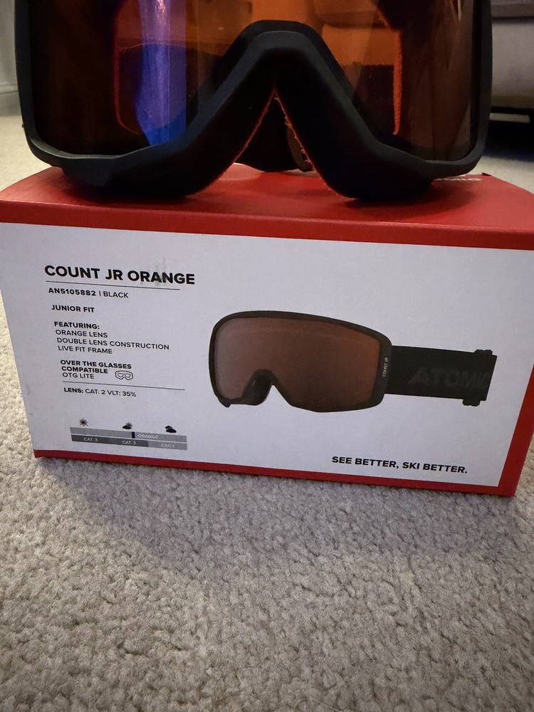 Atomic Count Junior Ski Goggles - black