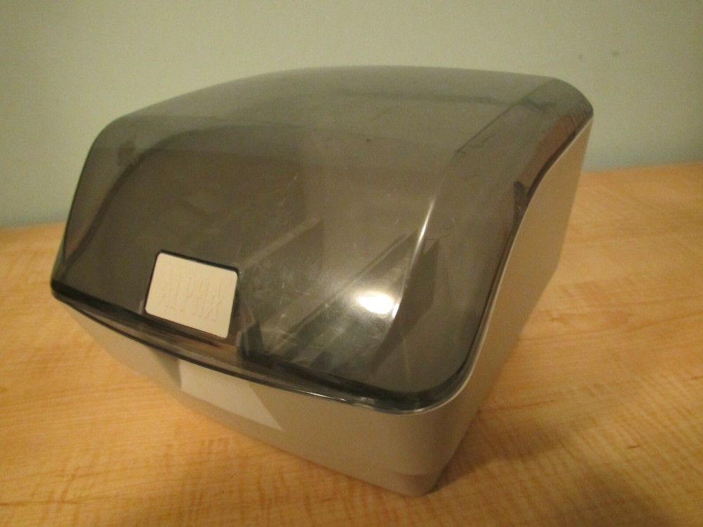 Vintage Alpha 3.5" Floppy Disk Double Sided Storage Box Case Holder