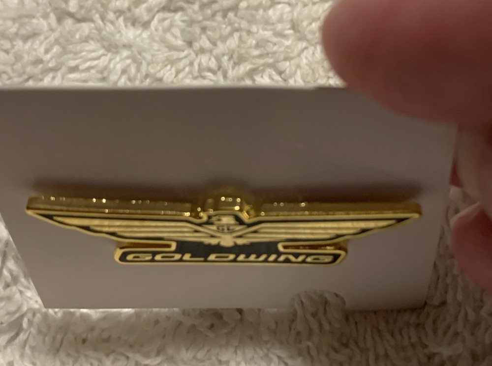 Goldwing Eagle Logo Enamel Lapel Pin.