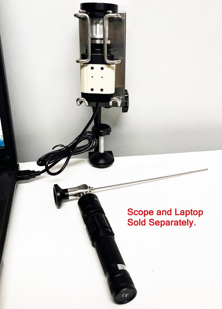 Rigid Endoscope Endoscopy Veterinary HD USB Camera+Coupler+Light Source+Mount