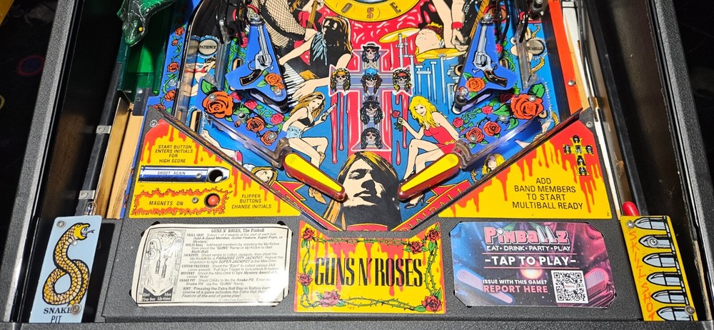 Guns N Roses Pinball by Data East