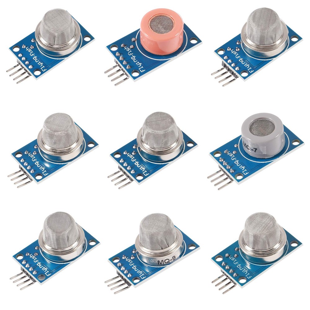 9 PCS Gas Detection Sensor Module Set MQ Series for Arduino Projects