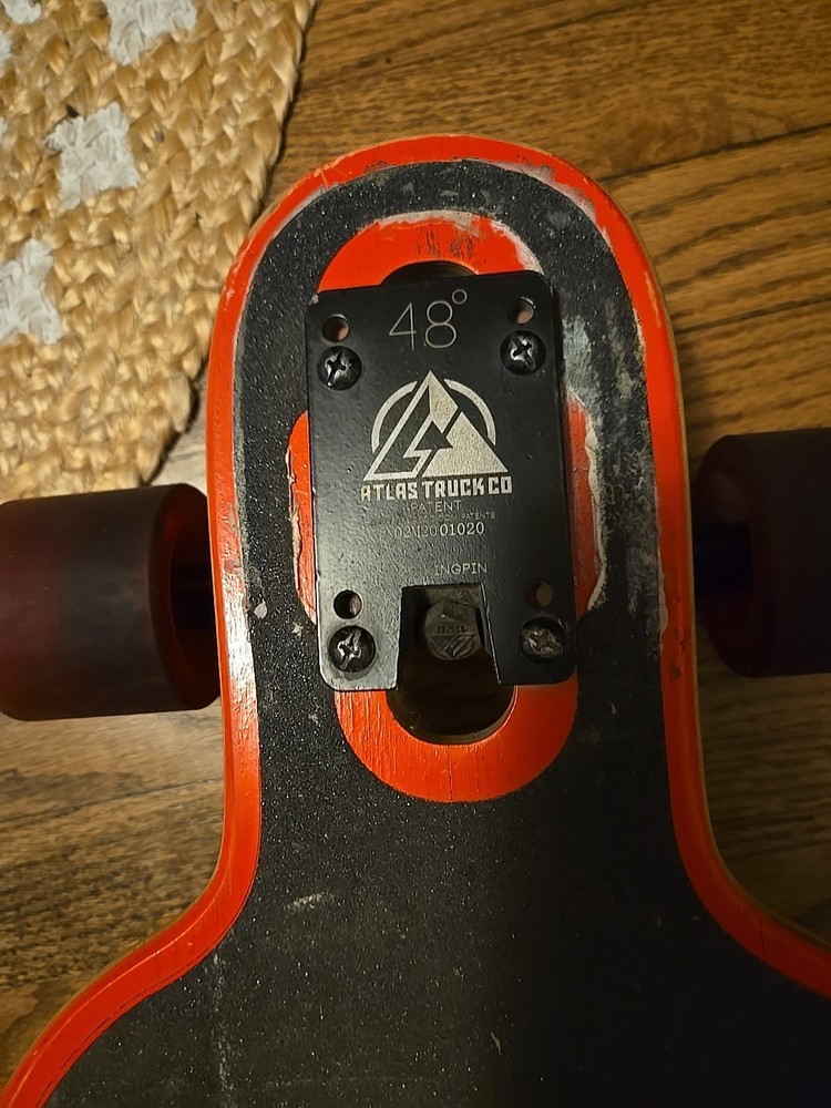 DB Phase 40" Longboard Red and Black With Cloud Ride Wheels