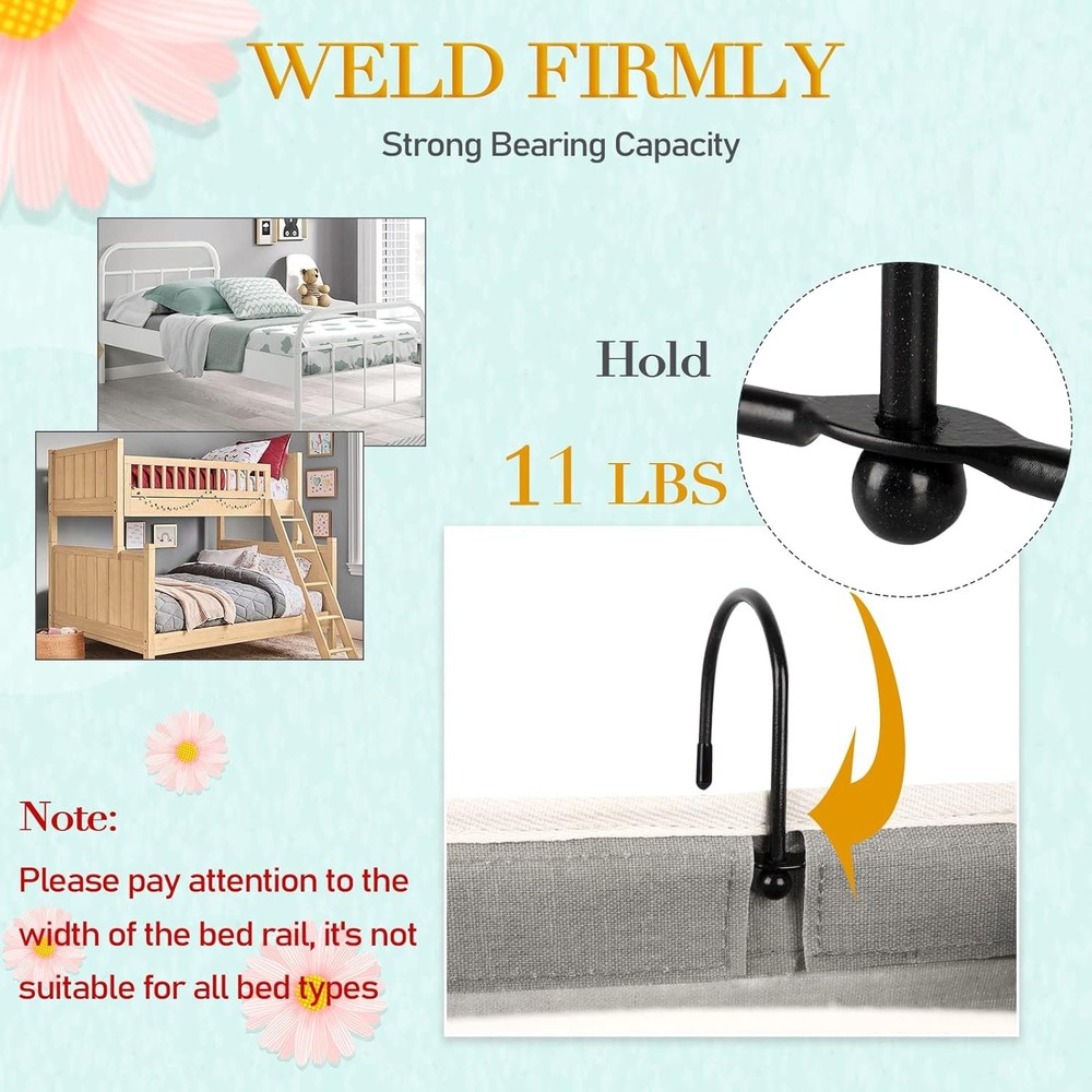 Bedside Storage Caddy Hanging Storage Bag Headboards Bunk Beds Dorm