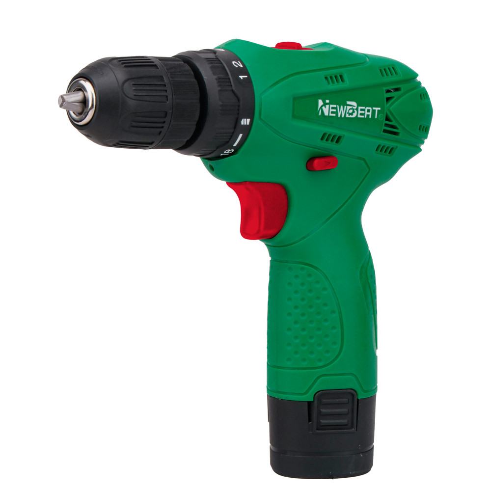 Variable Speed Cordless Drill Driver 12V Lithium Ion Battery LED Work Light