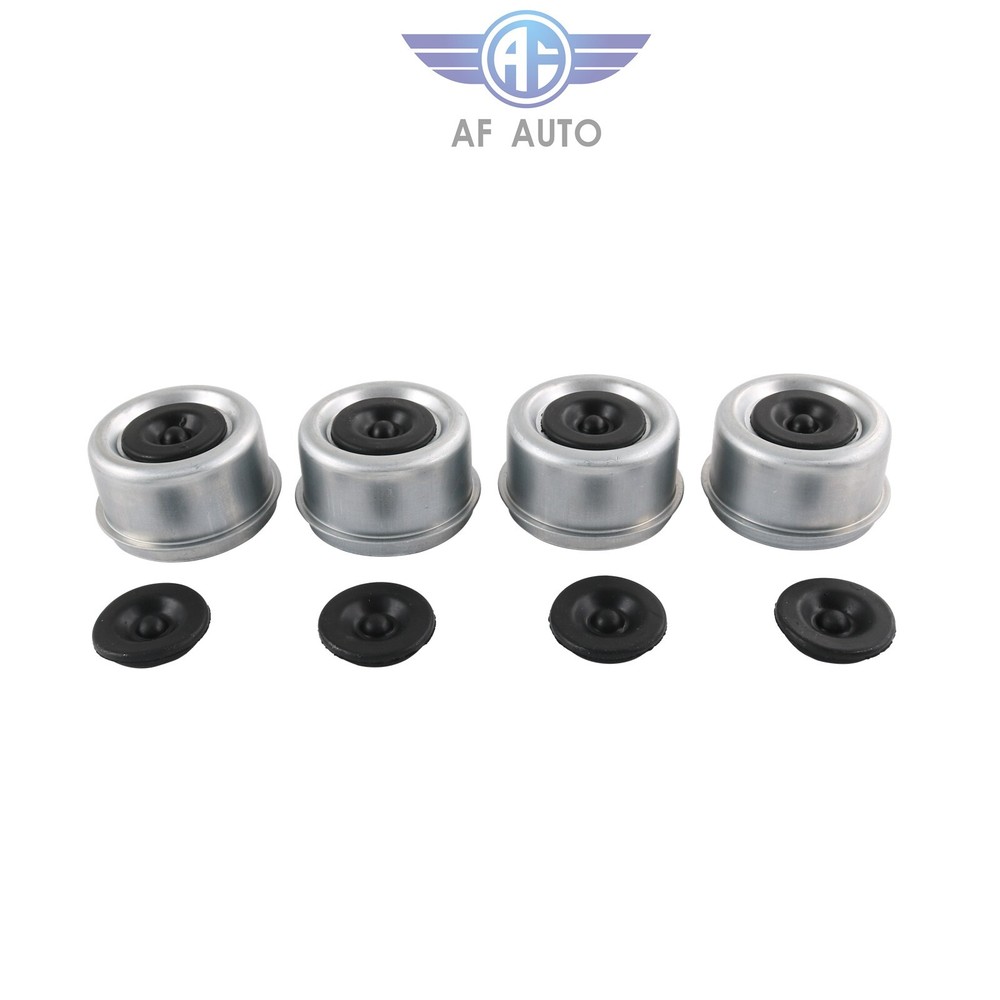 4Pcs 2.44" Dexter EZ Lube Rubber Plug Dust Cap Grease Cover Trailer Axle Hub