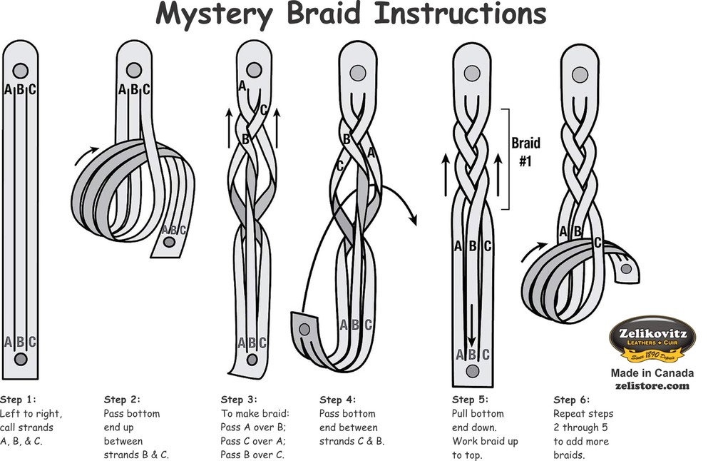 Mystery Braid Bracelet Kit - Brown 10 Pack
