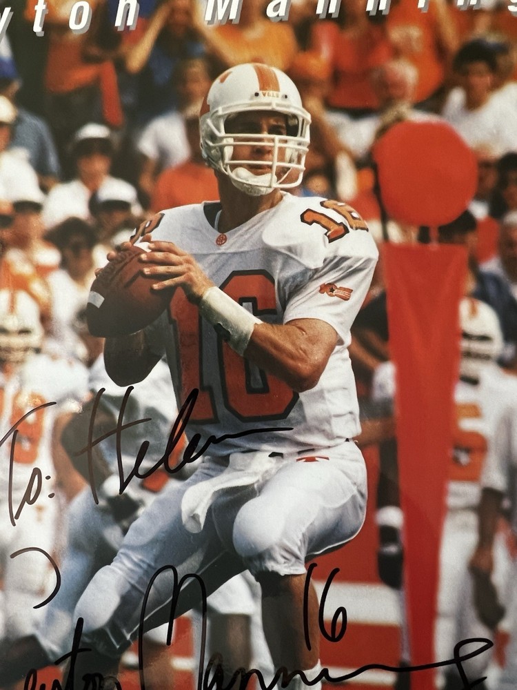 Payton Manning Autograph Signed