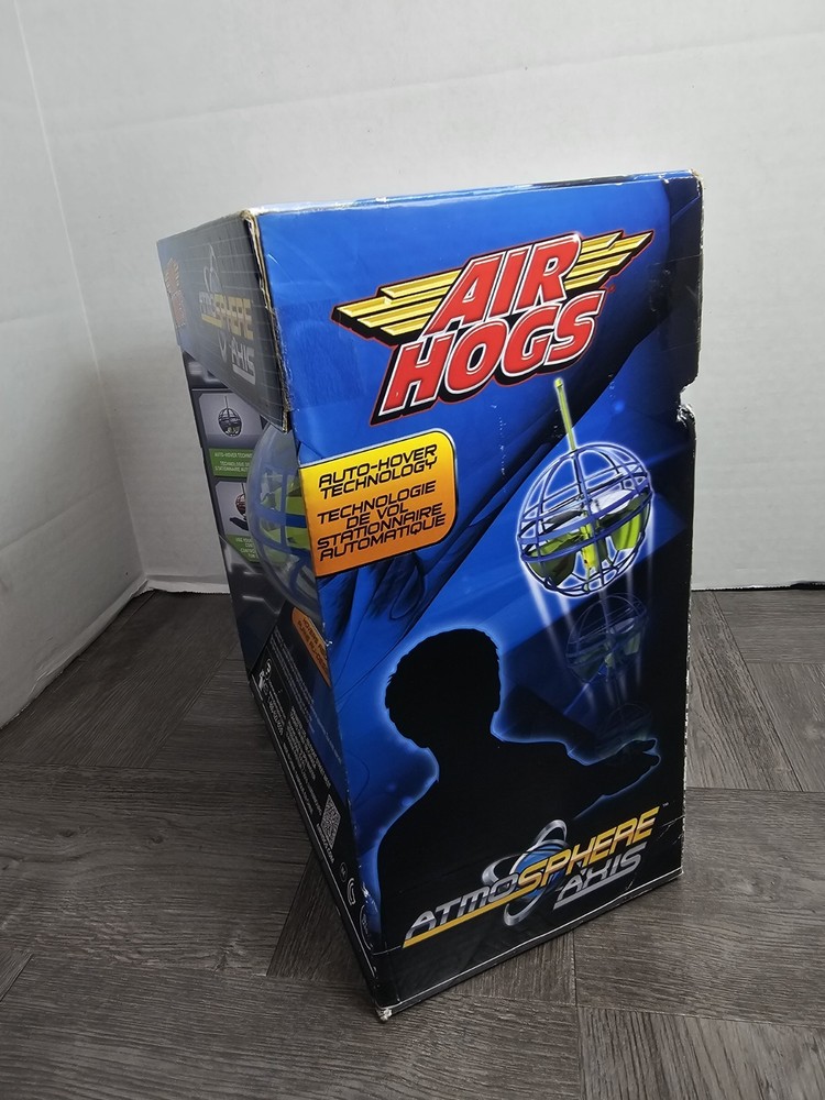 Air Hogs Atmosphere Axis Hovering Sphere Wave Control Spin Master, BLUE, NEW