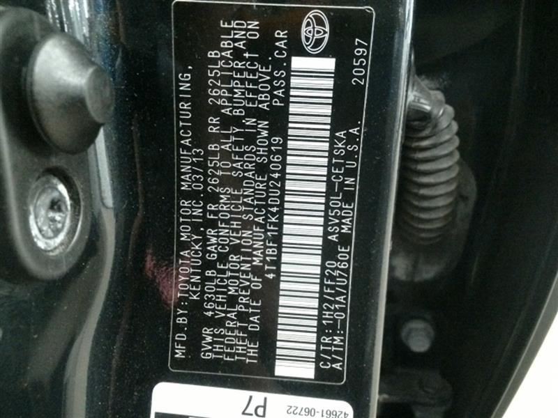CAMRY 2013 High Mounted Stop Light 104698254