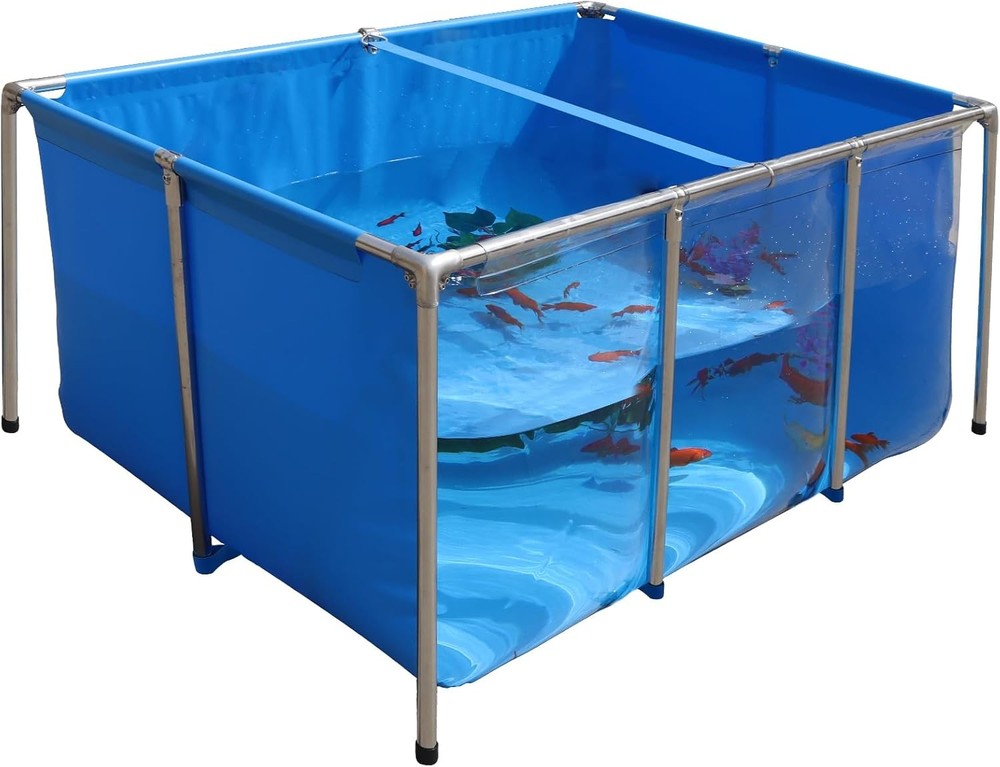 PVC Fish Tank 200 Gal Koi Pond Clear Panel