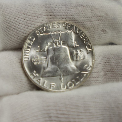 1955 US Franklin Half 50c Nice Unc.