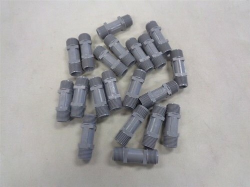PLUMBING PLASTIC GRAY CONNECT FITTING SET OF (20) 2 3/8" X 1/2"
