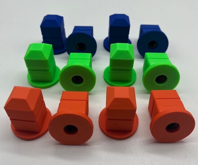 Keepnet Quick Release Knuckle - Block - Orange Blue or Green Preston