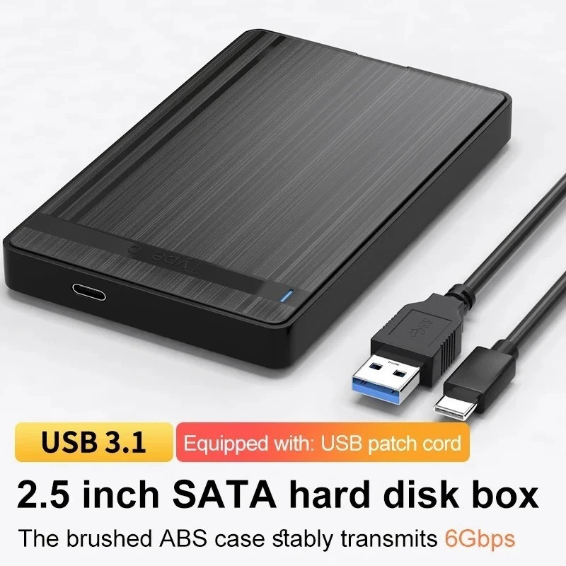 USB 3.0 3TB SATA SSD External Hard Drive Portable Desktop Mobile Hard Disk Case