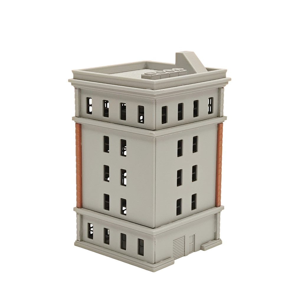 Outland Models Miniatures Downtown Classic Hotel Stackable 1:160 N Scale