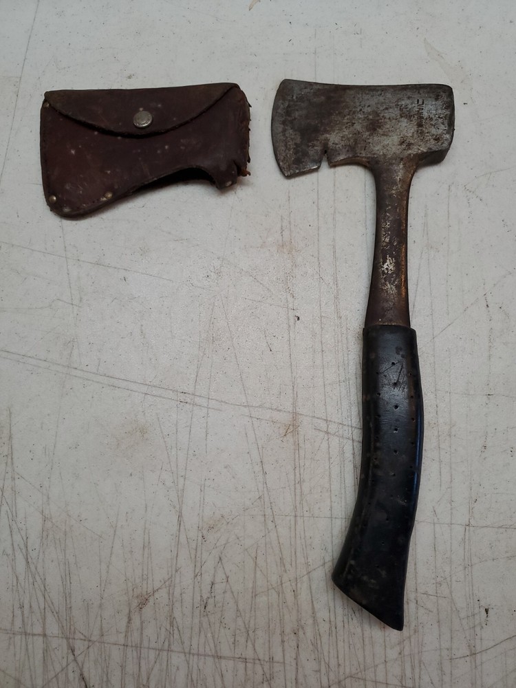 Vintage VAUGHAN Hatchet Axe with Sheath