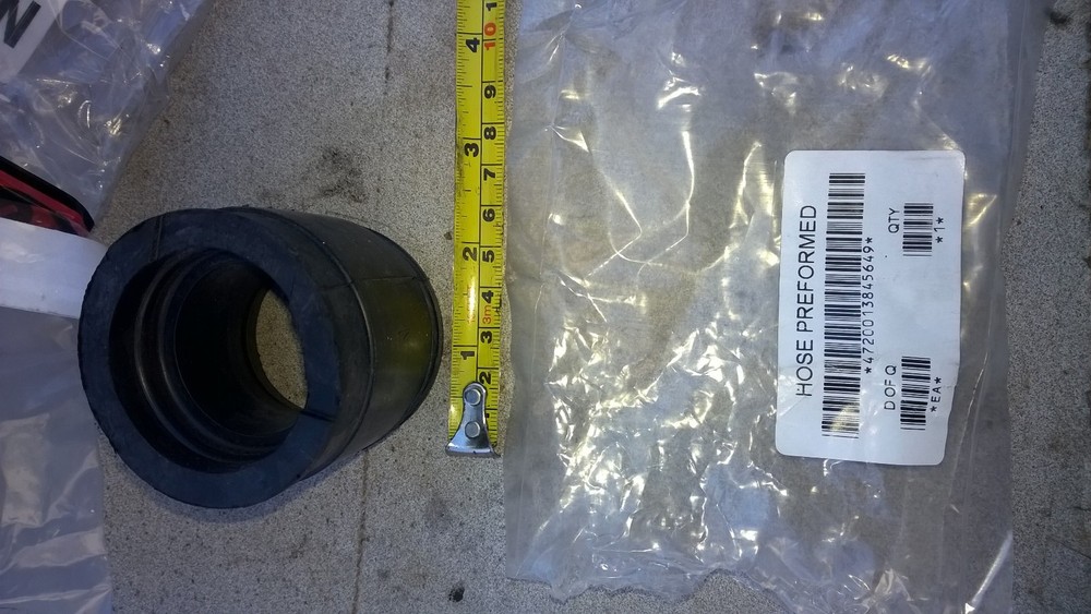 HOSE PREFORMED 60mm x 50 mm