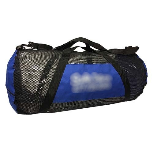 Meshed Duffel Bag Aqua Blue