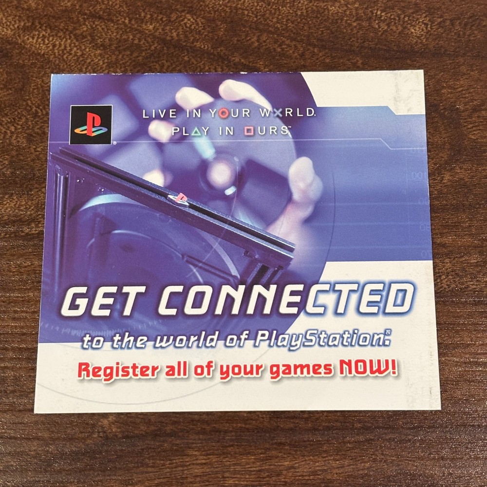 Get Connected Insert Playstation Underground Two PS2 Manual Only