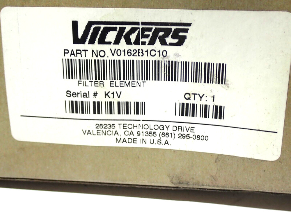 VICKERS V0162B1C10 FILTER ELEMENT NEW