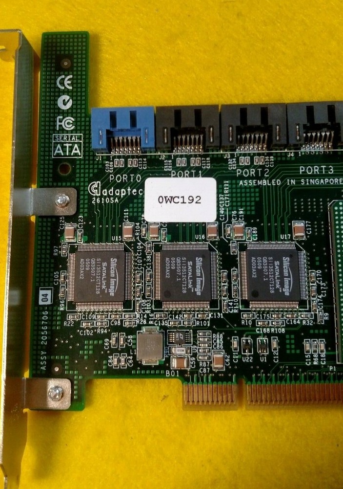 ADAPTEC 2610SA / 64MB 6-Port SATA Raid Controller (*)