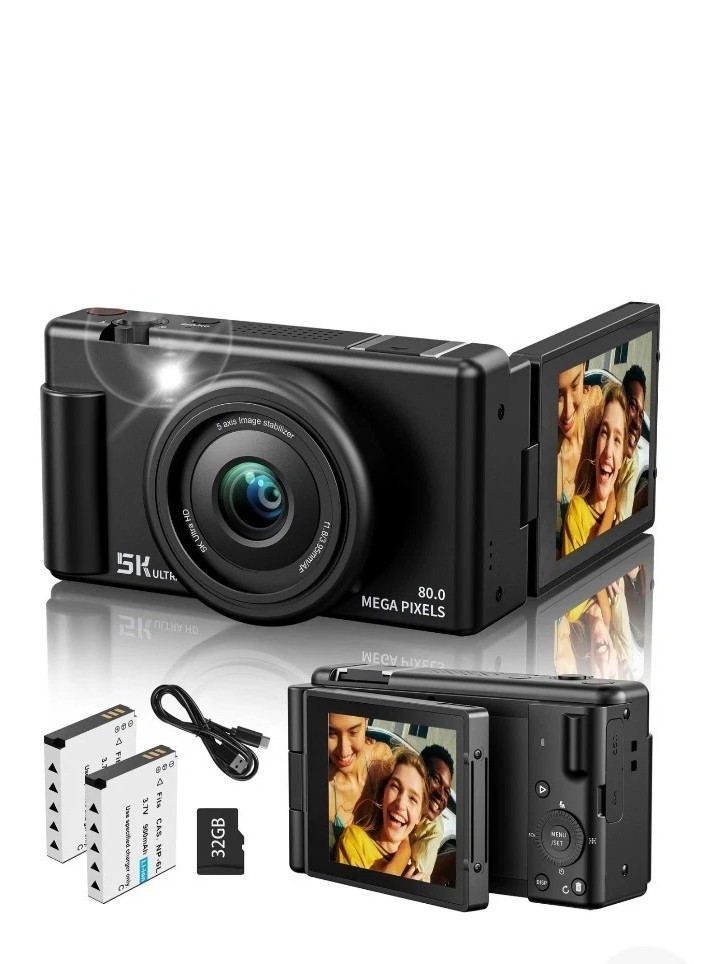 Jexylon 5K Digital Camera - 80MP Autofocus Vlog Camera EXCELLENT CAMERA