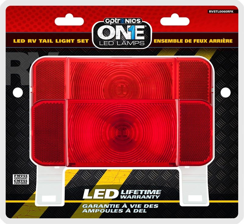 Optronics RVSTL0060RFK LED RV Tail Light Kit Surface Mount