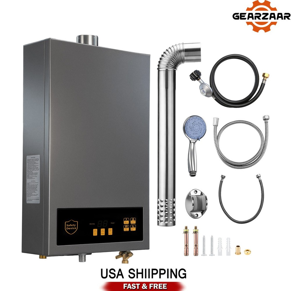 24KW 3.6GPM LPG/Propane Gas Hot Water Heater Tankless Instant Hot Water Heater