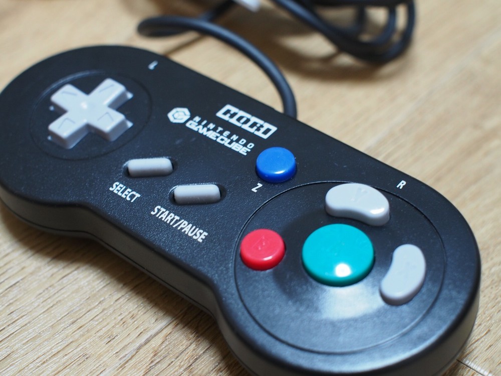 HORI GameCube Black Digital Controller Pad GameBoy Player